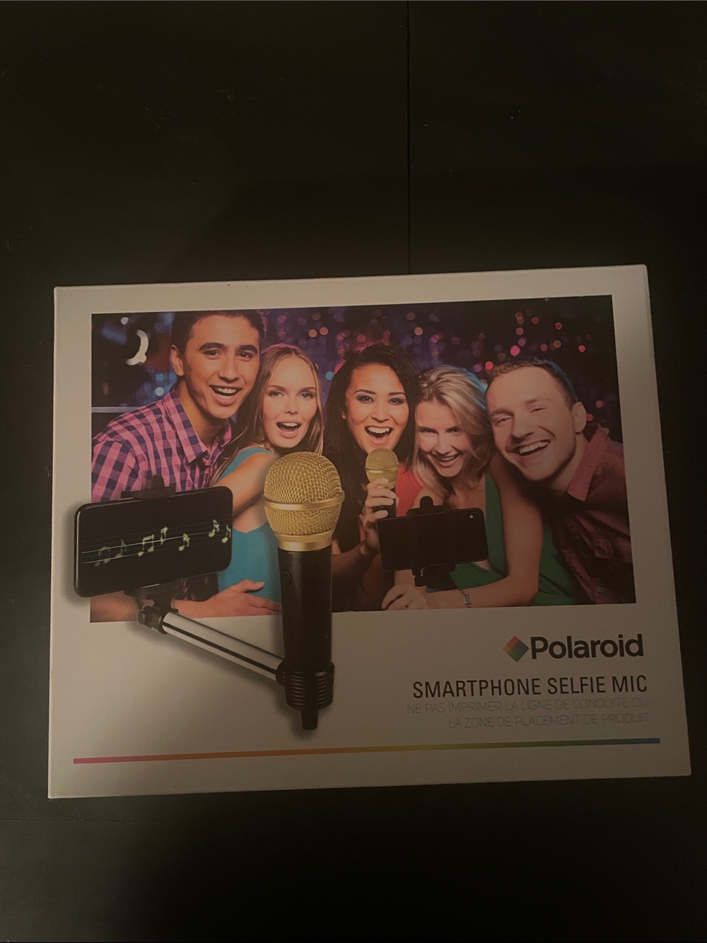Polaroid Smartphone Selfie Mic - Gold and Black